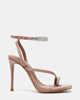 Tia Strass Satin Moka