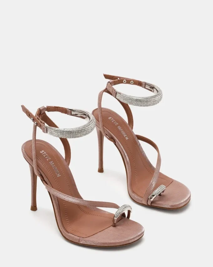 Tia Strass Satin Moka