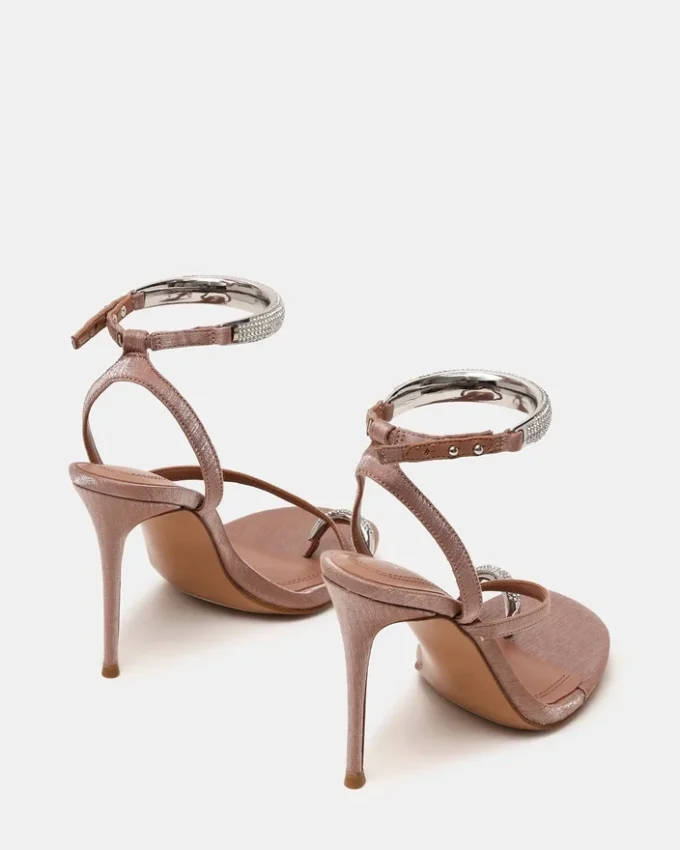 Tia Strass Satin Moka