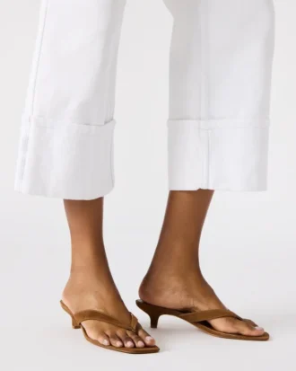 Tracie en daim marron