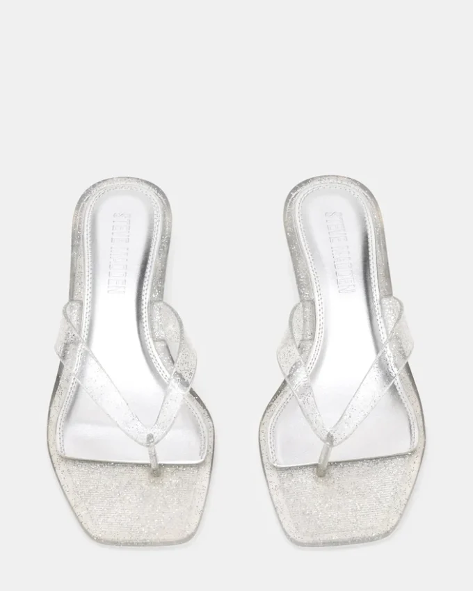 Tracie Jelly Silver Glitter