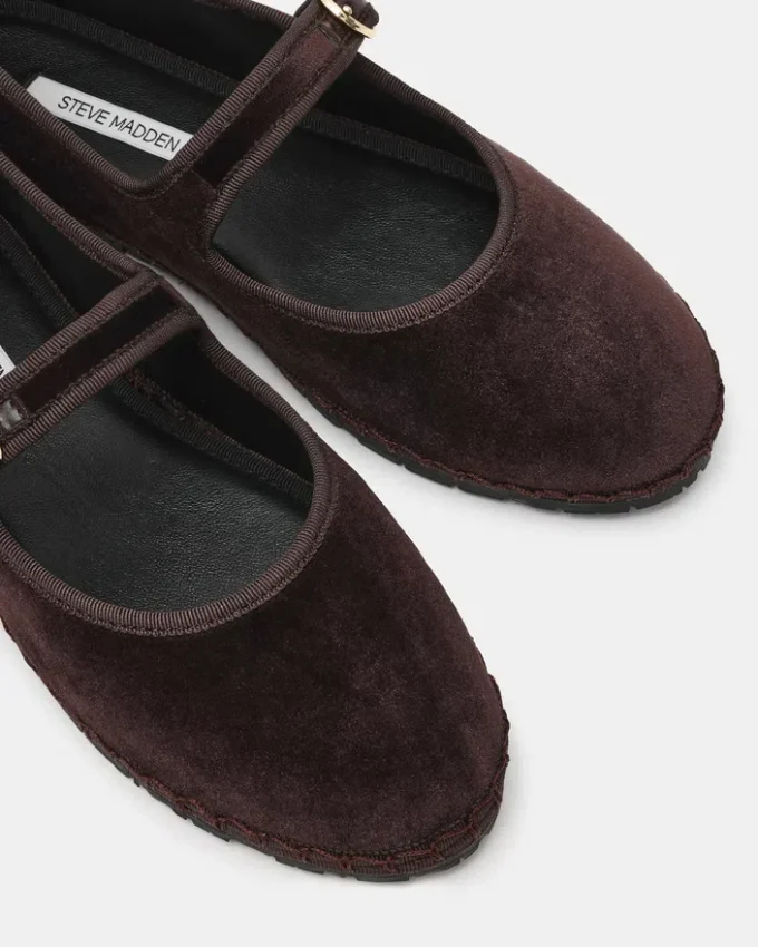 Velma en velours marron