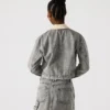 Veste en denim Glacia Gris clair