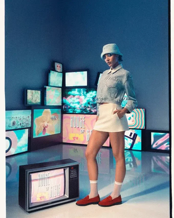 Veste en denim Glacia Gris clair