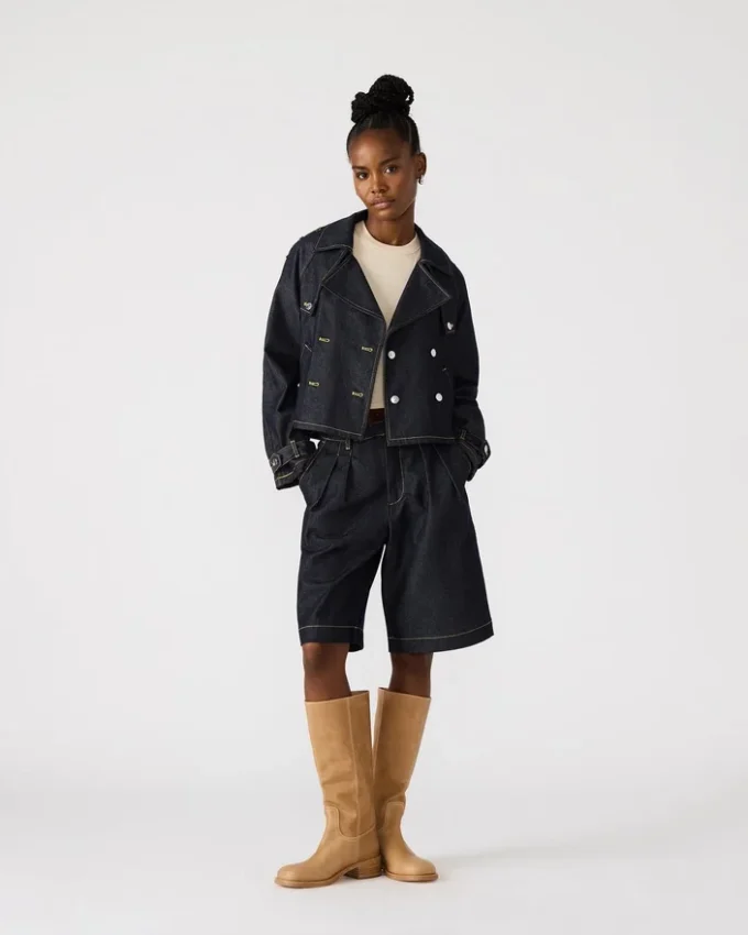 Veste en jean Sirus Indigo