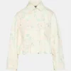 Veste à fleurs Sloan Beige pêche