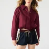 Veste Selma, couleur vin