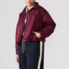 Veste Selma, couleur vin