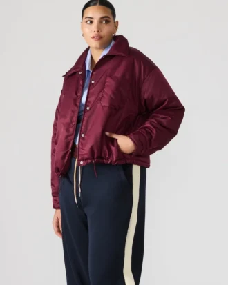 Veste Selma, couleur vin