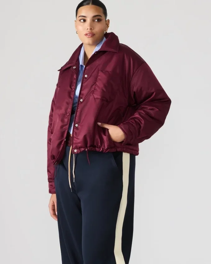 Veste Selma, couleur vin