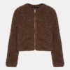 Veste Teddy marron
